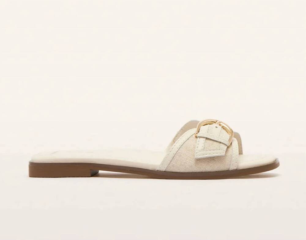 NEW FRANKIE4 women's tate sandal in linen